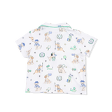 Country Club Dogs Neutral - Polo with Casual Short  & Bucket Hat