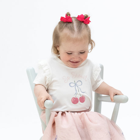 Sweet Bow Cherries - Ruffle Tee