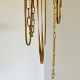 Paola Herringbone Chain Necklace - HoneyBug 