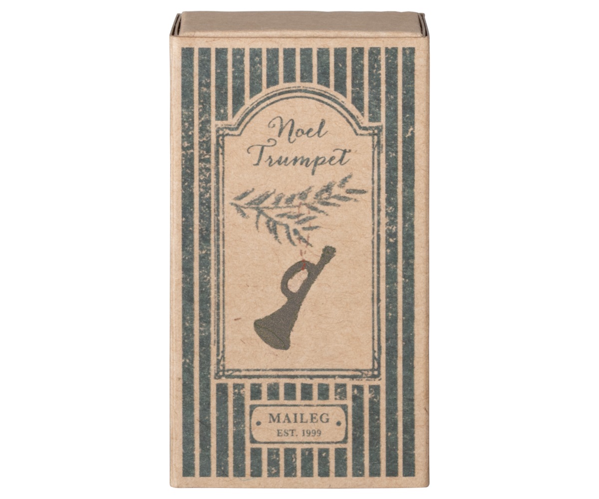 Metal Ornament, Trumpet - Anthracite - HoneyBug 