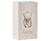 Metal ornament, Teddy bear - Off white/Rose - HoneyBug 