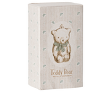 Metal ornament, Teddy bear - Off white/Blue - HoneyBug 