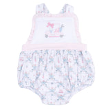 Golf Trellis Pink - Ruffle Bubble
