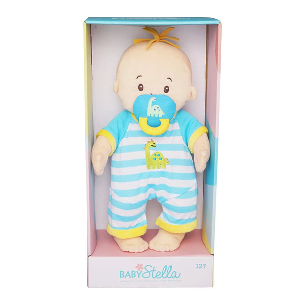 Baby Stella Peach Fella Doll with Blonde Hair by Manhattan Toy - HoneyBug 