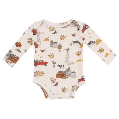 Lap Shoulder Bodysuit - Hay Farmer - HoneyBug 