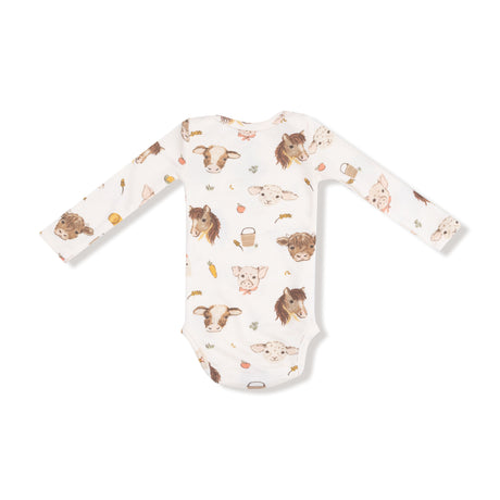 Lap Shoulder Bodysuit - HoneyBug 
