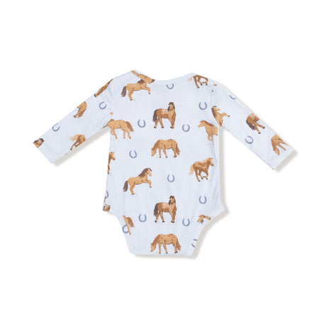 Lap Shoulder Bodysuit - HoneyBug 