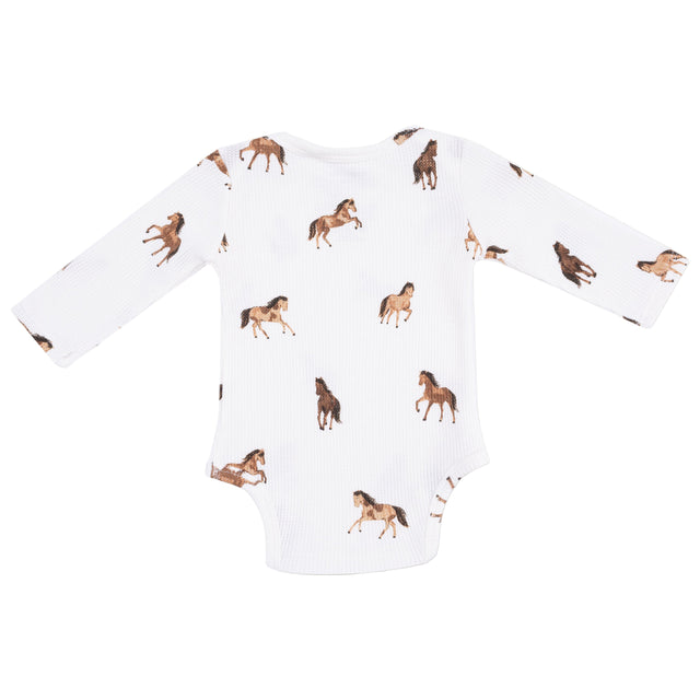 Lap Shoulder Bodysuit - HoneyBug 