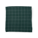 Cotton Muslin Swaddle Blanket - Evergreen Plaid - HoneyBug 