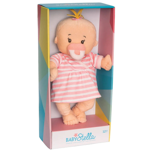 Baby Stella Peach Doll with Blonde Hair by Manhattan Toy - HoneyBug 