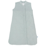 Cotton Muslin Quilted Sleep Bag - Sea Salt - HoneyBug 