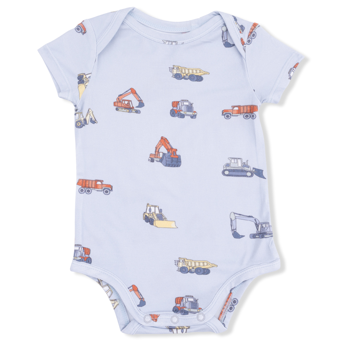 Construction Vehicles - Short Sleeve Bodysuit