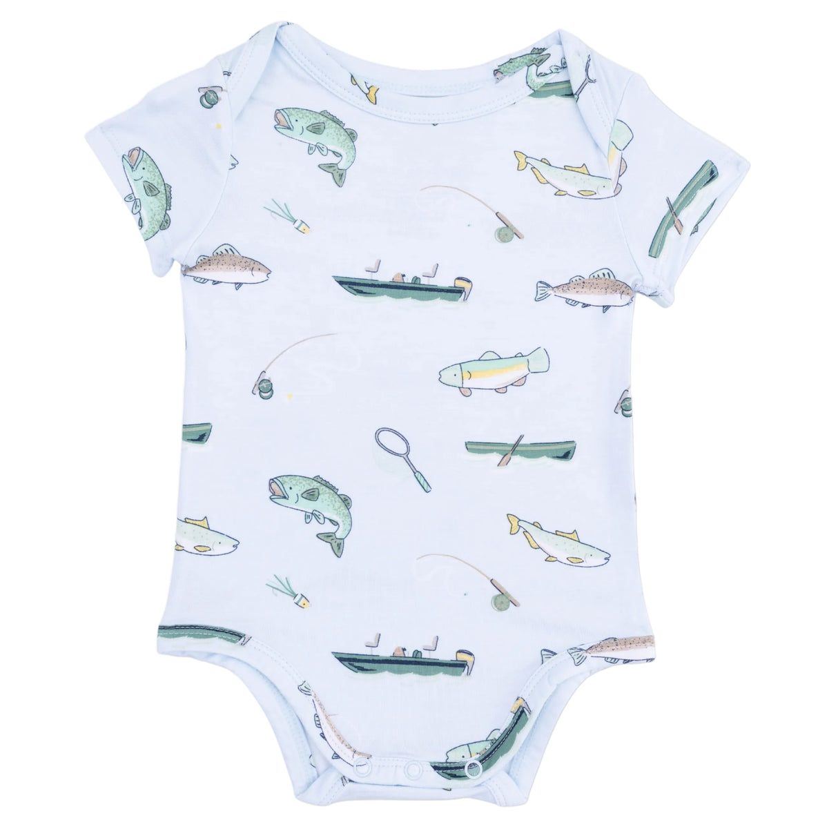 Fishing - Short Sleeve Bodysuit