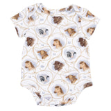 Farm Animals Rope Cameos Uni - Short Sleeve Bodysuit