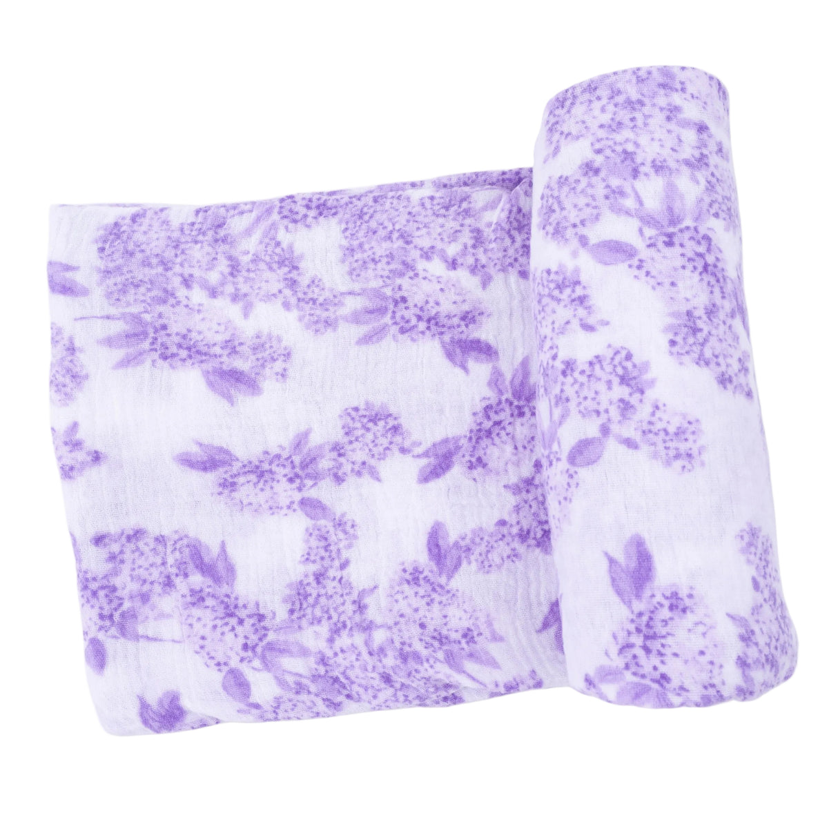 Lilac Floral - Swaddle Blanket