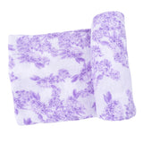 Lilac Floral - Swaddle Blanket