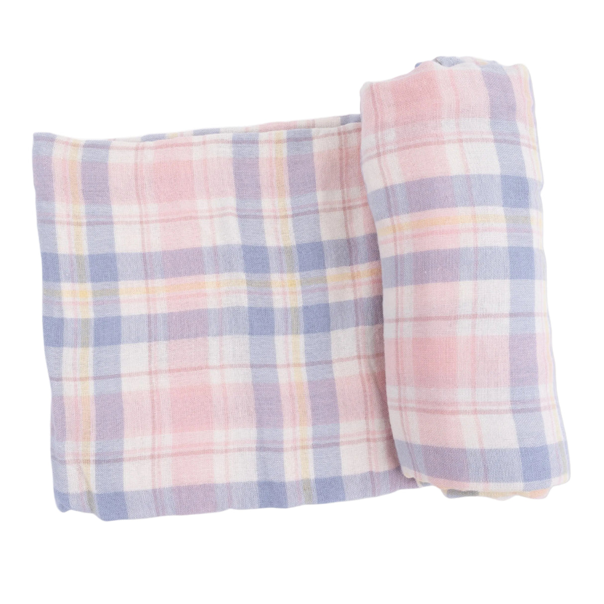 Dusty Plaid - Swaddle Blanket