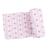 Winding Roses Stripe - Swaddle Blanket