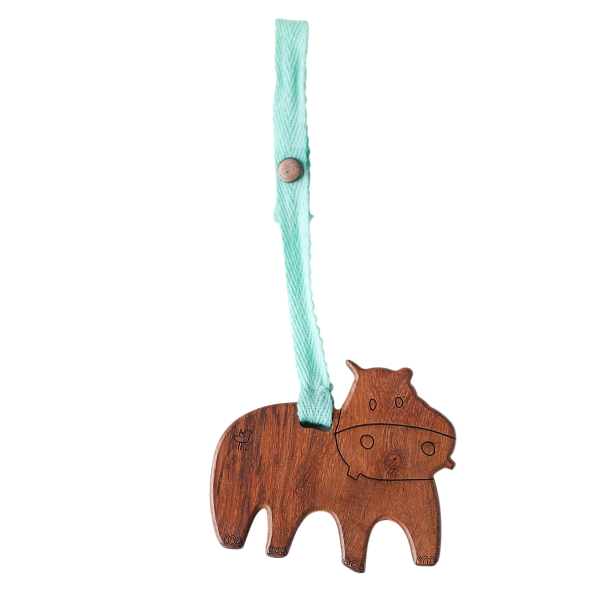 wood stroller toy | henry the hippo - HoneyBug 