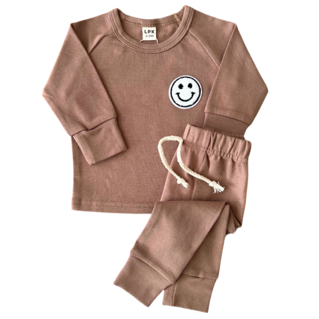 Lounge Set | Smiley Mocha - HoneyBug 