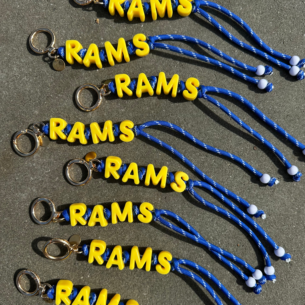 RAMS ♡ bag charm