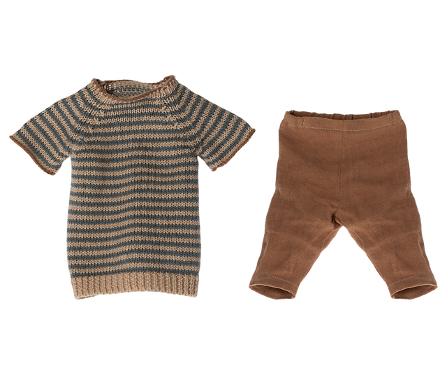 Doll Pants and Knitted Sweater - Size 4 - HoneyBug 