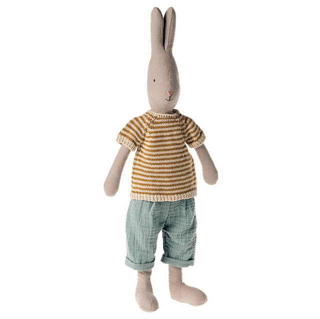 Rabbit Size 3 - Classic - Knitted Shirt and Pants - HoneyBug 