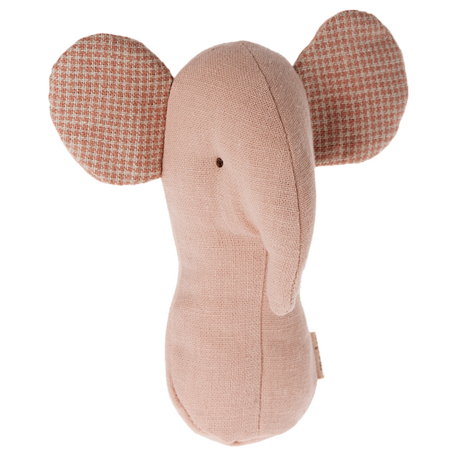 Lullaby Friends Rattle - Elephant - Rose - HoneyBug 