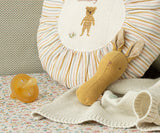 Lullaby Friends Rattle - Bunny - Dusty Yellow - HoneyBug 