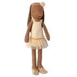 Bunny size 2, Chocolate brown - Ballet suit and skirt cream