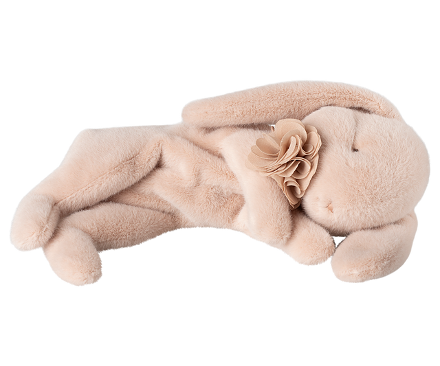 Sleeping Bunny Plush - Small - Powder - HoneyBug 