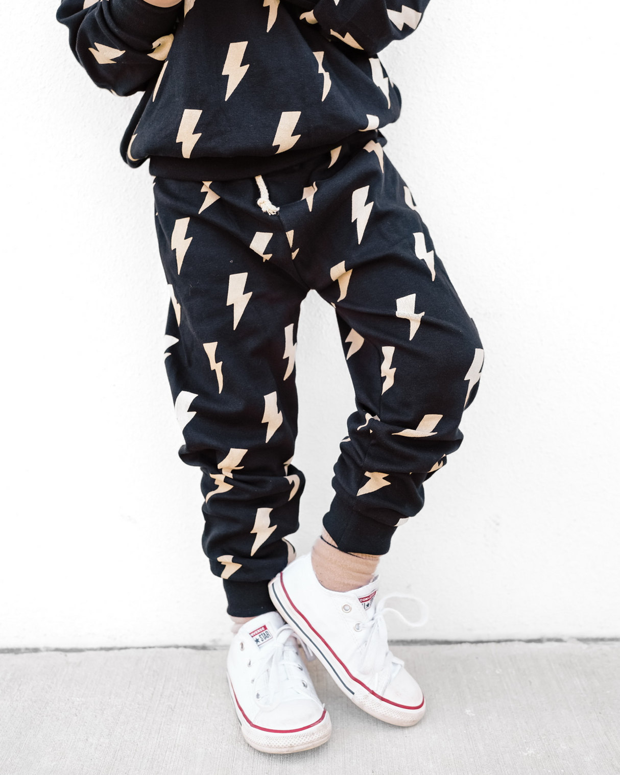 Jogger Set | Black Bolts - HoneyBug 