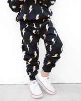 Jogger Set | Black Bolts - HoneyBug 