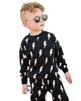 Jogger Set | Black Bolts - HoneyBug 