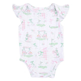 Pretty Golf - Ruffle Sleeve Bodysuit