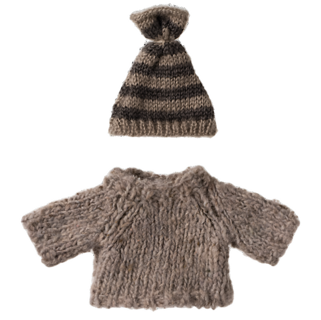 Knitted Sweater and Hat, Big brother mouse - HoneyBug 