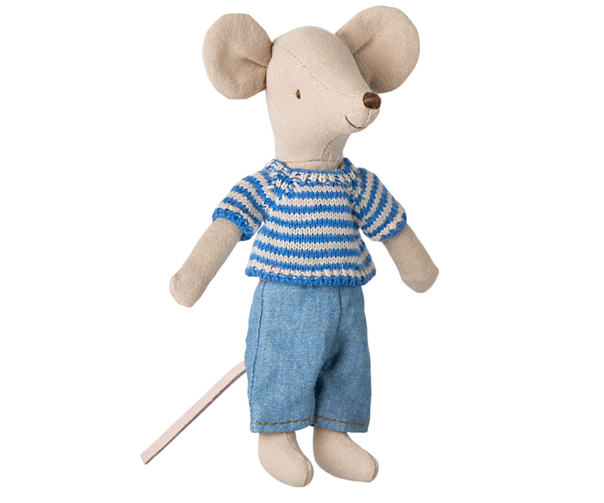 Knitted sweater and pants, Big brother mouse - HoneyBug 