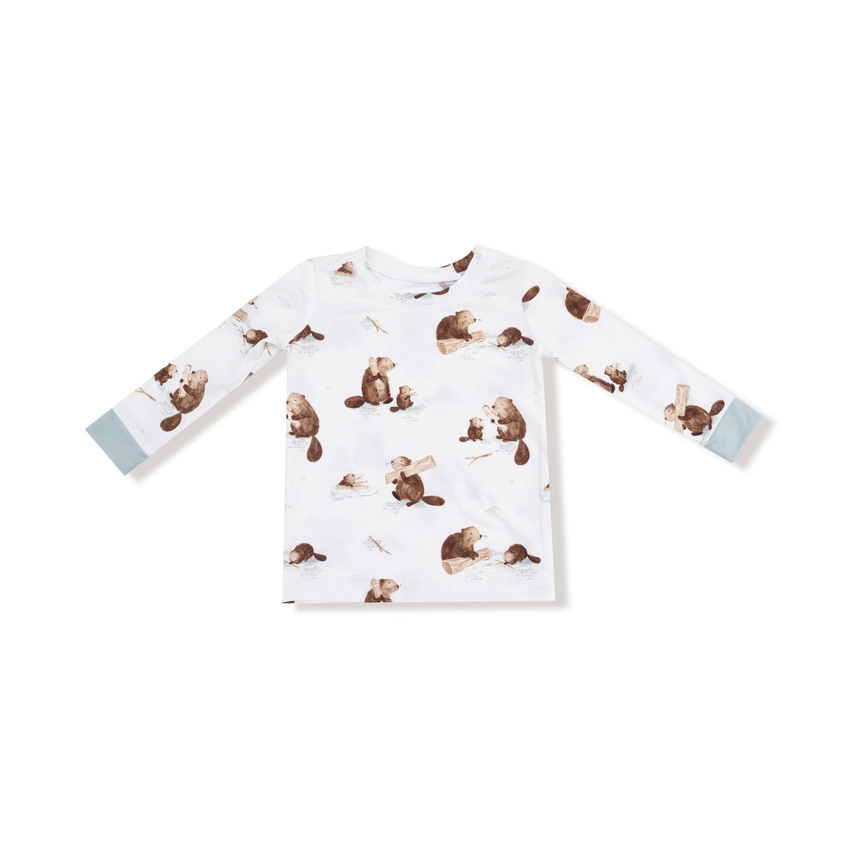 Long Sleeve Loungewear Set - Baby Beavers - HoneyBug 