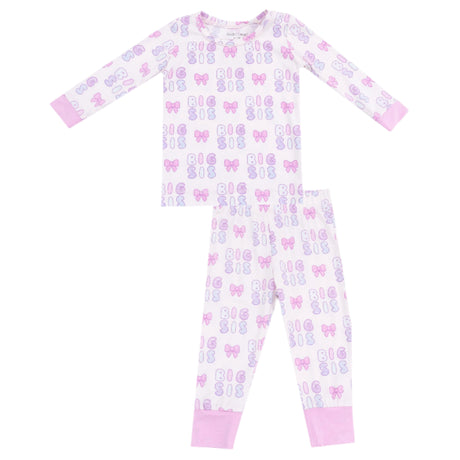 Long Sleeve Loungewear Set - Big Sis - HoneyBug 