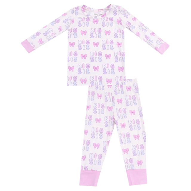 Long Sleeve Loungewear Set - Big Sis - HoneyBug 