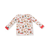 Long Sleeve Loungewear Set - Cowboy Christmas - HoneyBug 