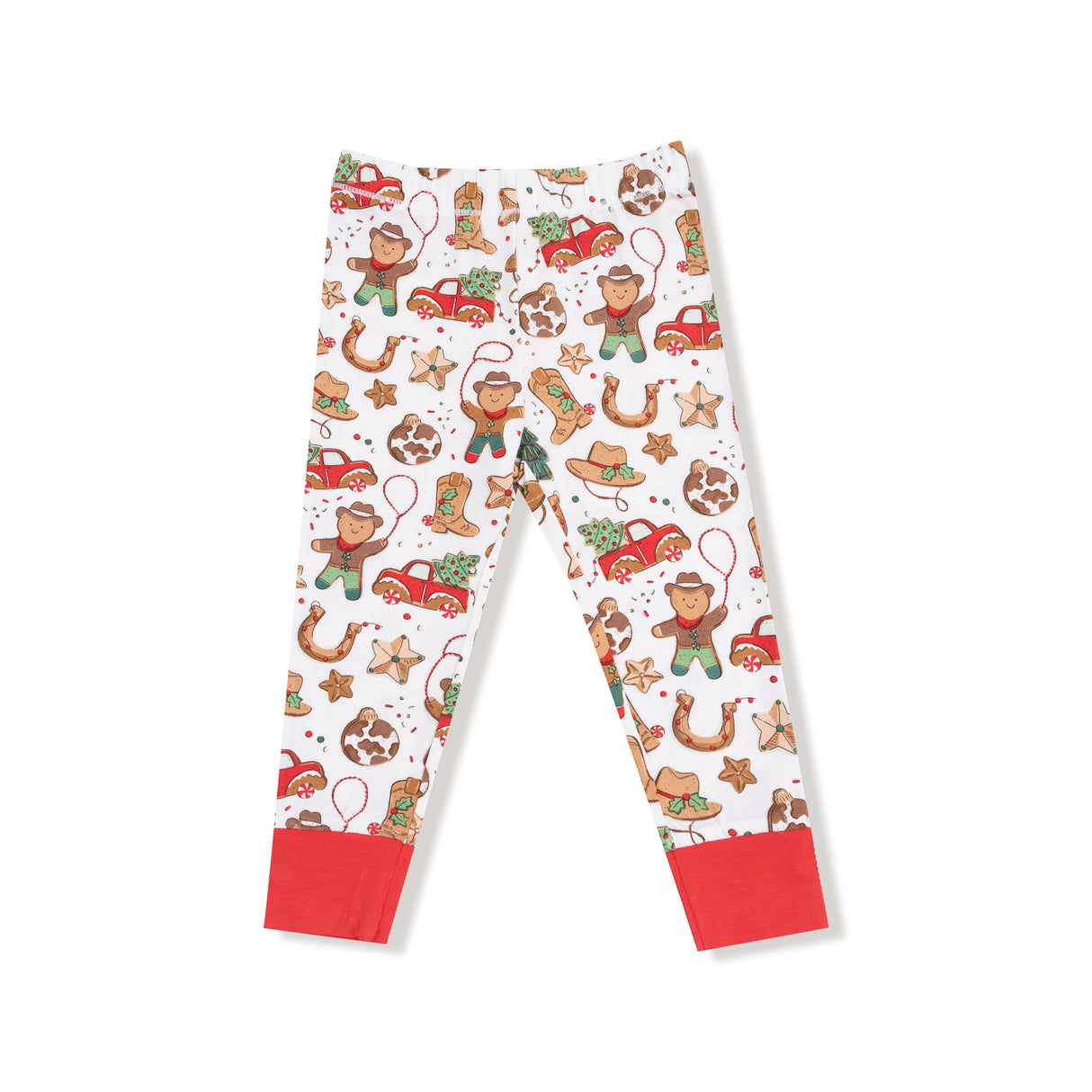 Long Sleeve Loungewear Set - Cowboy Christmas - HoneyBug 