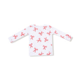 Long Sleeve Loungewear Set - Candy Canes - HoneyBug 