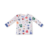 Long Sleeve Loungewear Set - Game Day Grey - HoneyBug 