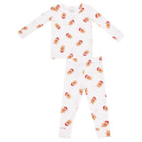 Long Sleeve Loungewear Set - Gingerbread - HoneyBug 