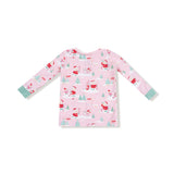 Golfing Mrs. Claus and Elves - Long Sleeve Loungewear Set - HoneyBug 