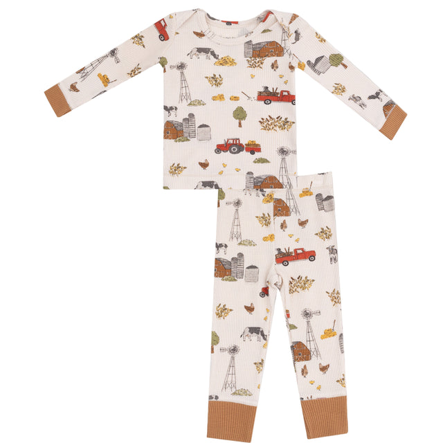 Long Sleeve Loungewear Set - Hay Farmer - HoneyBug 