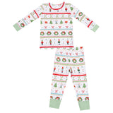 Long Sleeve Loungewear Set - Nutcracker Fair Isle - HoneyBug 