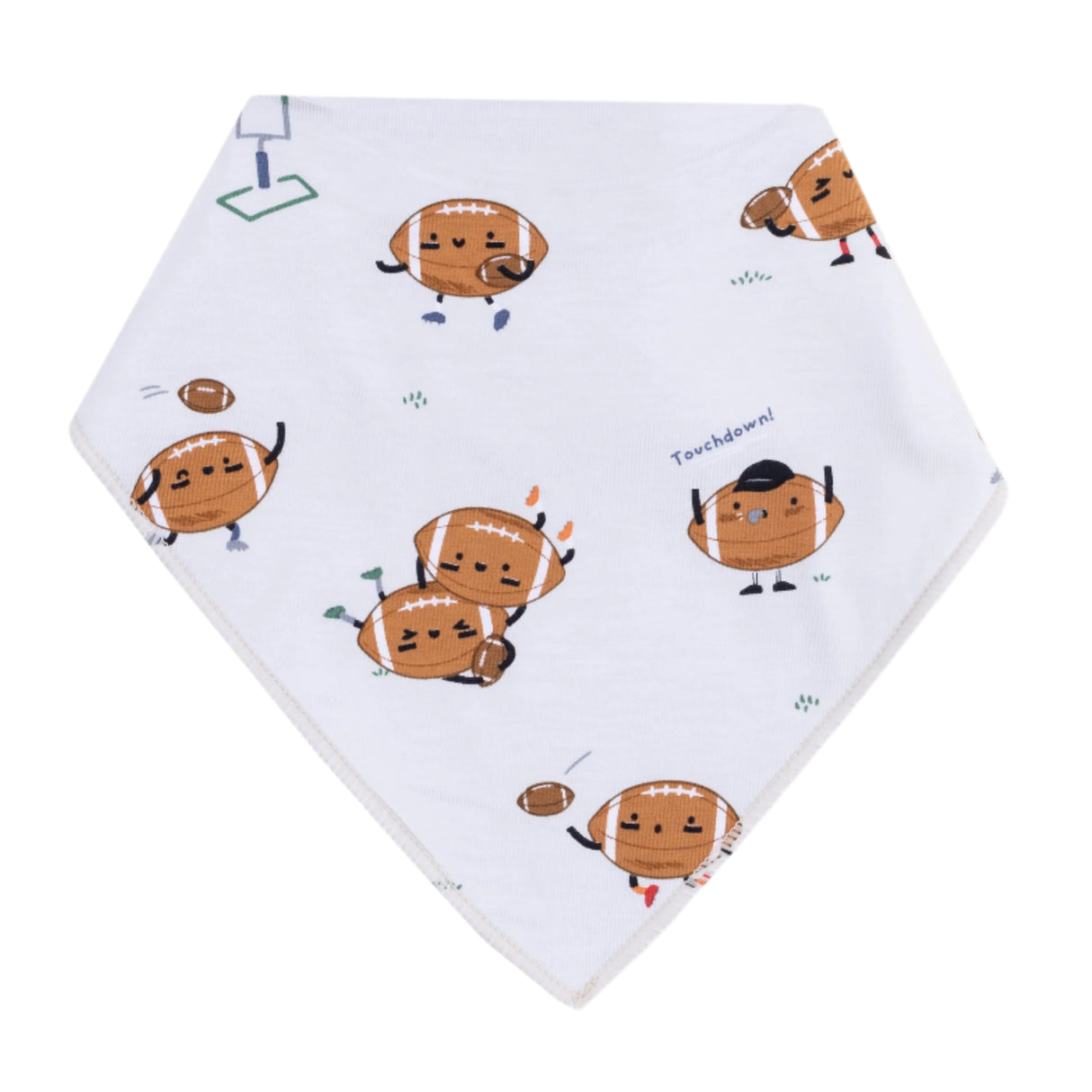 Bandana Bib - Footballs Playing Football - HoneyBug 