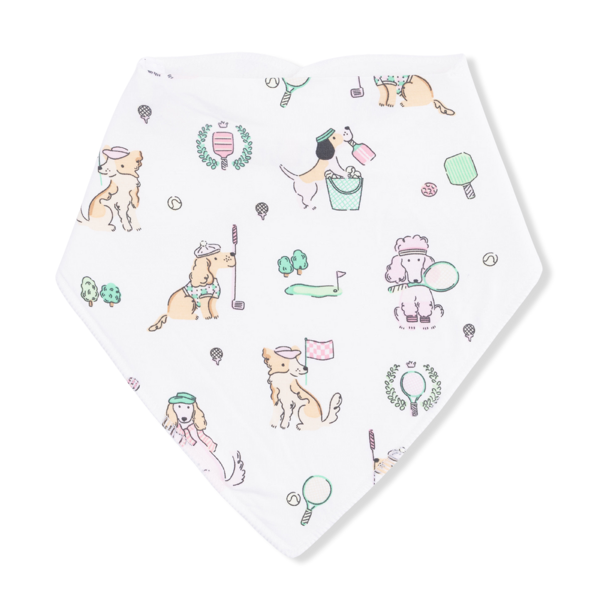 Country Club Dogs Pink - Bandana Bib